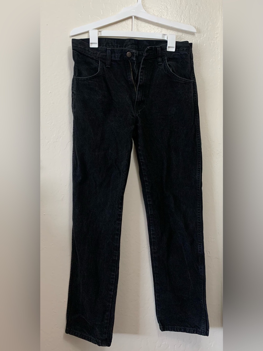 Men’s Straight Fit Alternative Skater Black Denim Jeans Hipster Grunge - Rustler